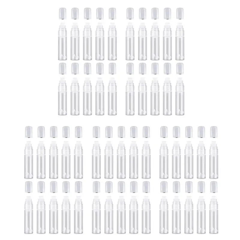 

ABKJ-50 Pack Refillable Acrylic Paint Markers 15Mm Empty Acrylic Markers Clear White Paint Marker Pens For Rock Painting Wood