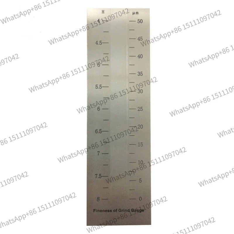 0-25um, 0-50um, 0-100um BGD Stainless Steel Single Groove Fineness gauge Grindometer  Gauge with calibration certificate