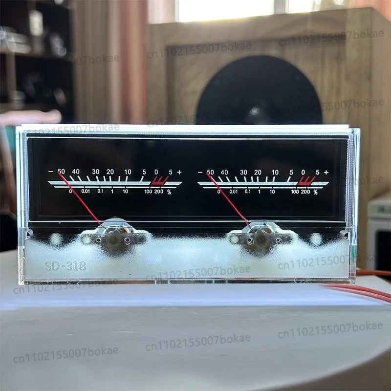 VU power amplifier post-stage driver DB level audio power meter with backlight double-ended tube meter head
