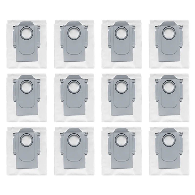 

12PCS for Xiaomi Roborock P10 / Q Revo Robot Vacuum Cleaner Accessories Dust Bag Garbage Dust Bag Replacement Parts