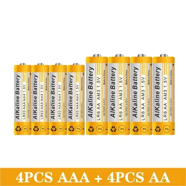 1.5 فولت AA 9800 مللي أمبير AAA 8800 مللي أمبير بطارية قلوية ل مصباح ليد لعبة Mp3 كاميرا فلاش الحلاقة مشغل أقراص مضغوطة لوحة مفاتيح وماوس لاسلكية سماعة #5