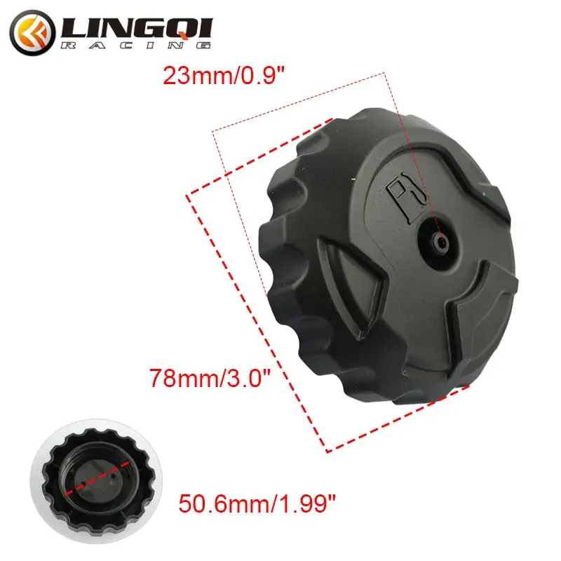 LESQUE Pit Dirt Bike Fuel Tank Cap Gas Oil Tanks Caps For 50cc 70cc 90cc 110cc Motorcycle Sooter Quad Buggy Oil Filler Parts