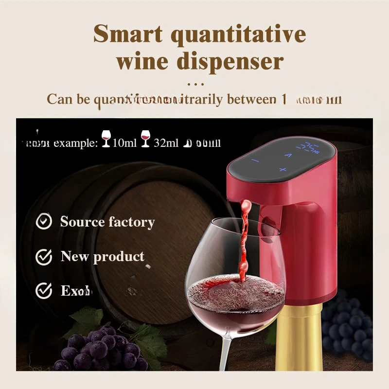 for Automatic non touch automatic electric bottle pump beverage whisky alcoholic beverage dispenser