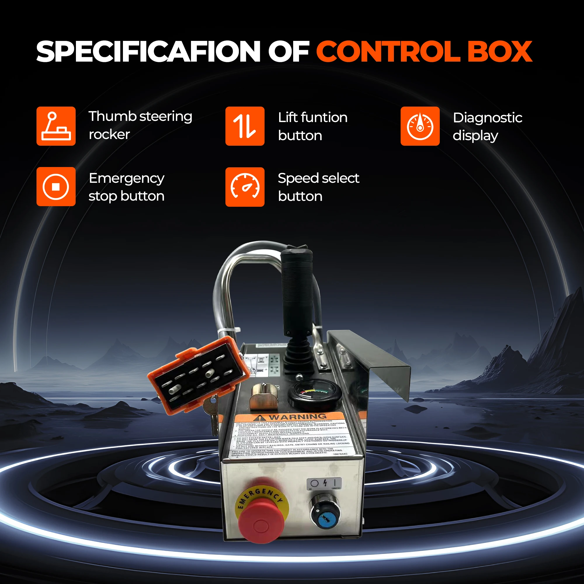 Caja de Control 310185 para elevador de tijera SkyJack SJIII3015 SJIII3215 SJIII3219