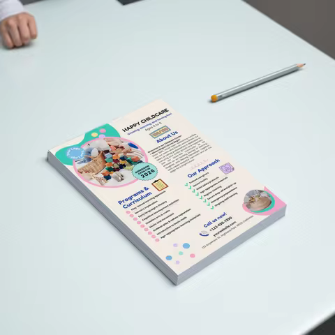 Customized A6A5A4 flyer commodity price list introduction advertisement 157gms free delivery double-sided printing poster