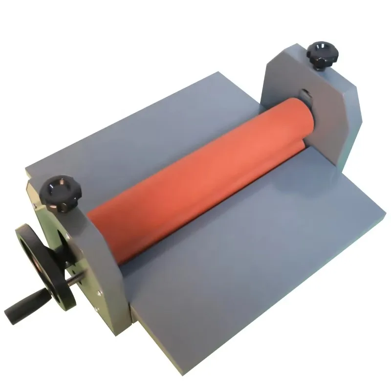 

390mm Cold Roll Laminator Plastic Machine Manual Film Laminating for A5 A6 A4 Cold Mounuting Width for Office Laminating