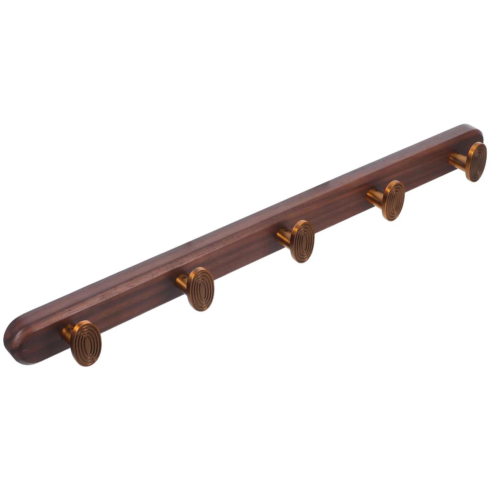 

Wall Mounted Coat Rack Retro Metal Bathroom Hook Coffee Black Walnut Towel Hooks