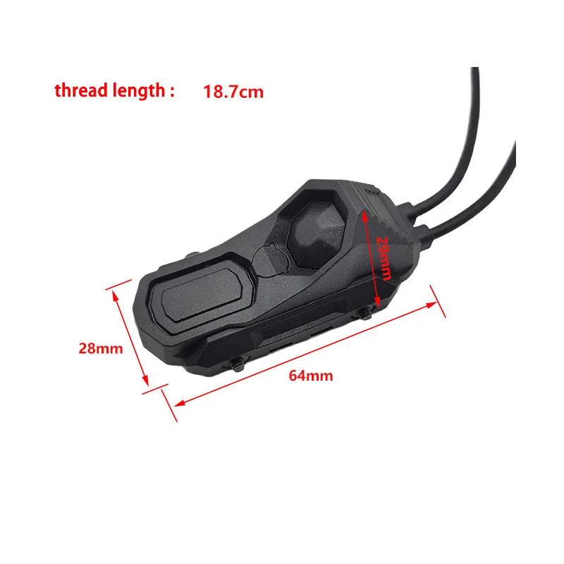 Tactical Axon Pressure Switch Dual Function Pressure Remote Switch For PEQ-15 DBAL-A2 M300 M600 Flashlight SF/2.5 Light Switch