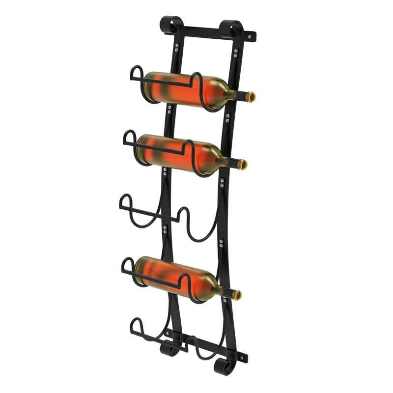 

Iron Powder Coated Hanging Wine Rack for Wine Bottles Modern Style Royal Classic Look Wine Rack