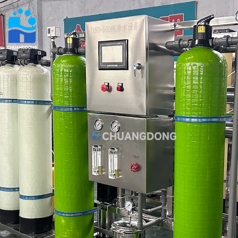 500L/H RO Water Purifier Treatment System With Pump And Membrane For Filtration In Food Processing Water Filter Machinery