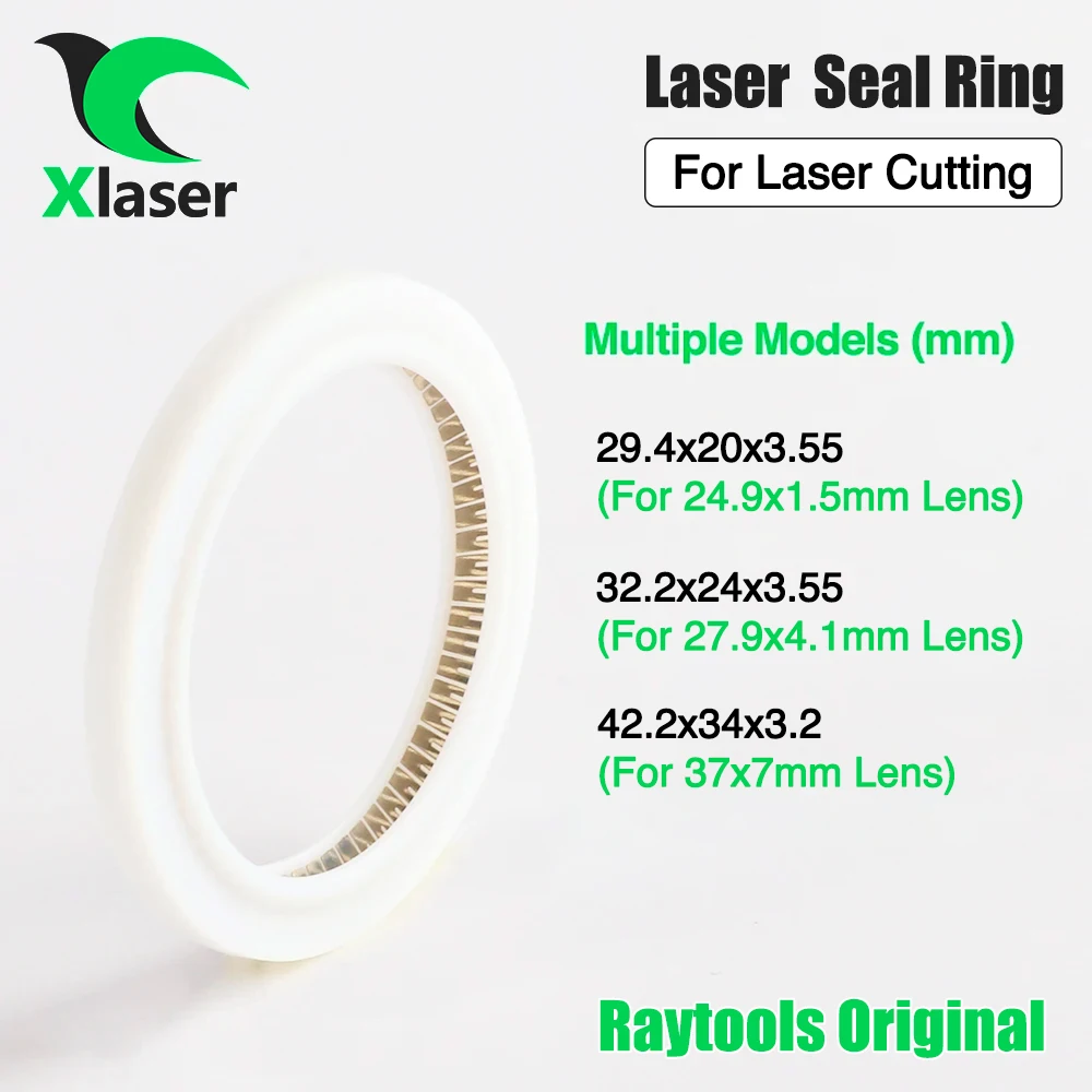 XLaser Raytools Laser Sealing Ring For 24.9x1.5 27.9x4.1 37x7mm BM06K Fiber Laser Head Protective Lens Laser Seal O-Ring Washer