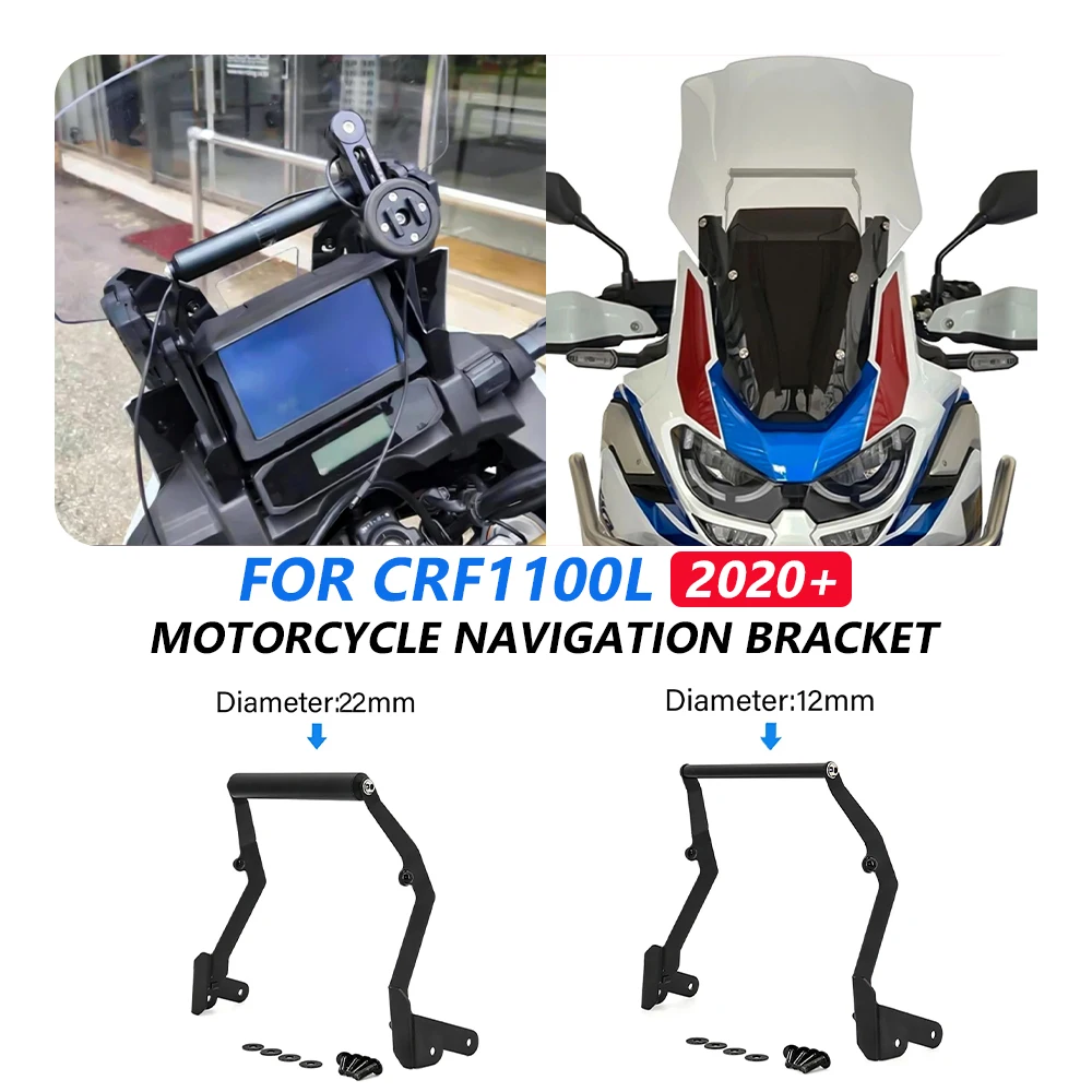 

Cockpit Cradle Smart Mount For Honda CRF 1100L Africa Twin Adventure Sports CRF1100L 1100L Motorcycle Navigation Bracket Levers