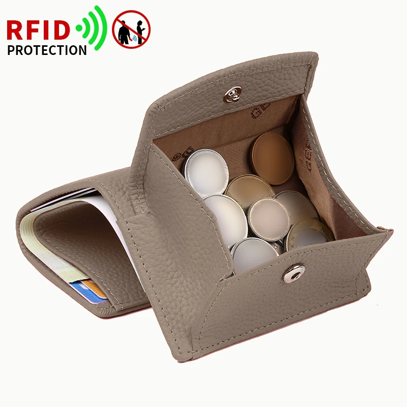 

Мужской ретро-кошелек из натуральной кожи (верхний слой), минималистичный, вместительный, с отделением для монет, модный, удобный, короткий кошелек