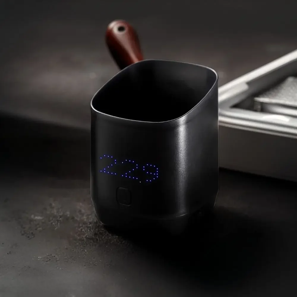 Digital Coffee Dosing Cup Scale LED Display High Precision Rechargeable Measuring Scale for Espresso Brewing