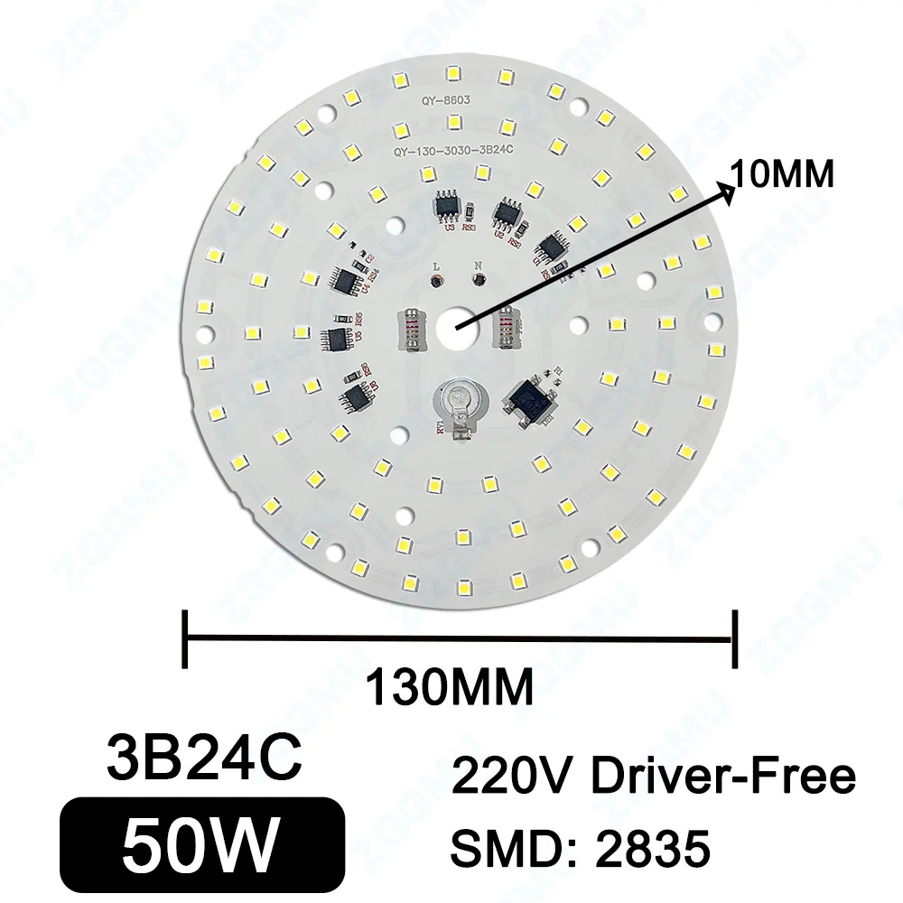 Imagem -06 - Lâmpada Led com Driver Pcb Light 3w 5w 7w 9w 12w 15w 18w 24w 40w 50w 100w 150w ac 220v240v Fonte Board