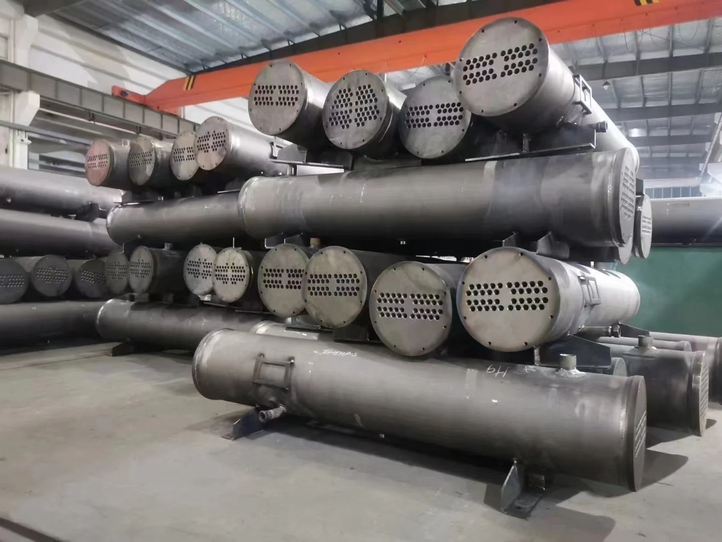 Charge Air Cooler Wartsila Main Engine air Cooler for Ship Boat Coating