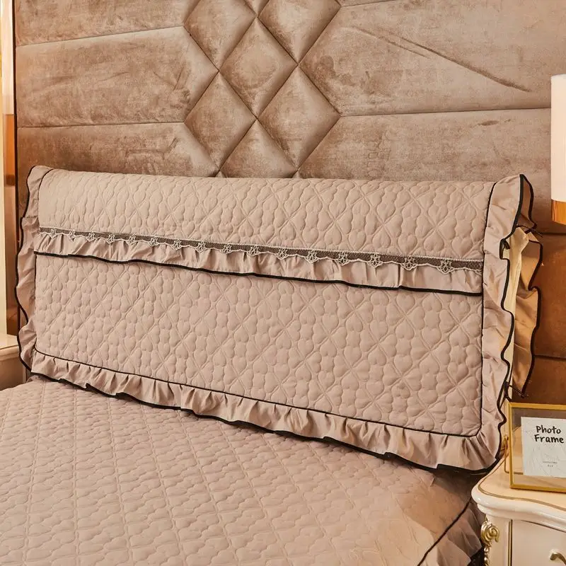 New cotton bed head cover high-grade headboard soft cover wooden bed universal headboard backrest cover protective cover.