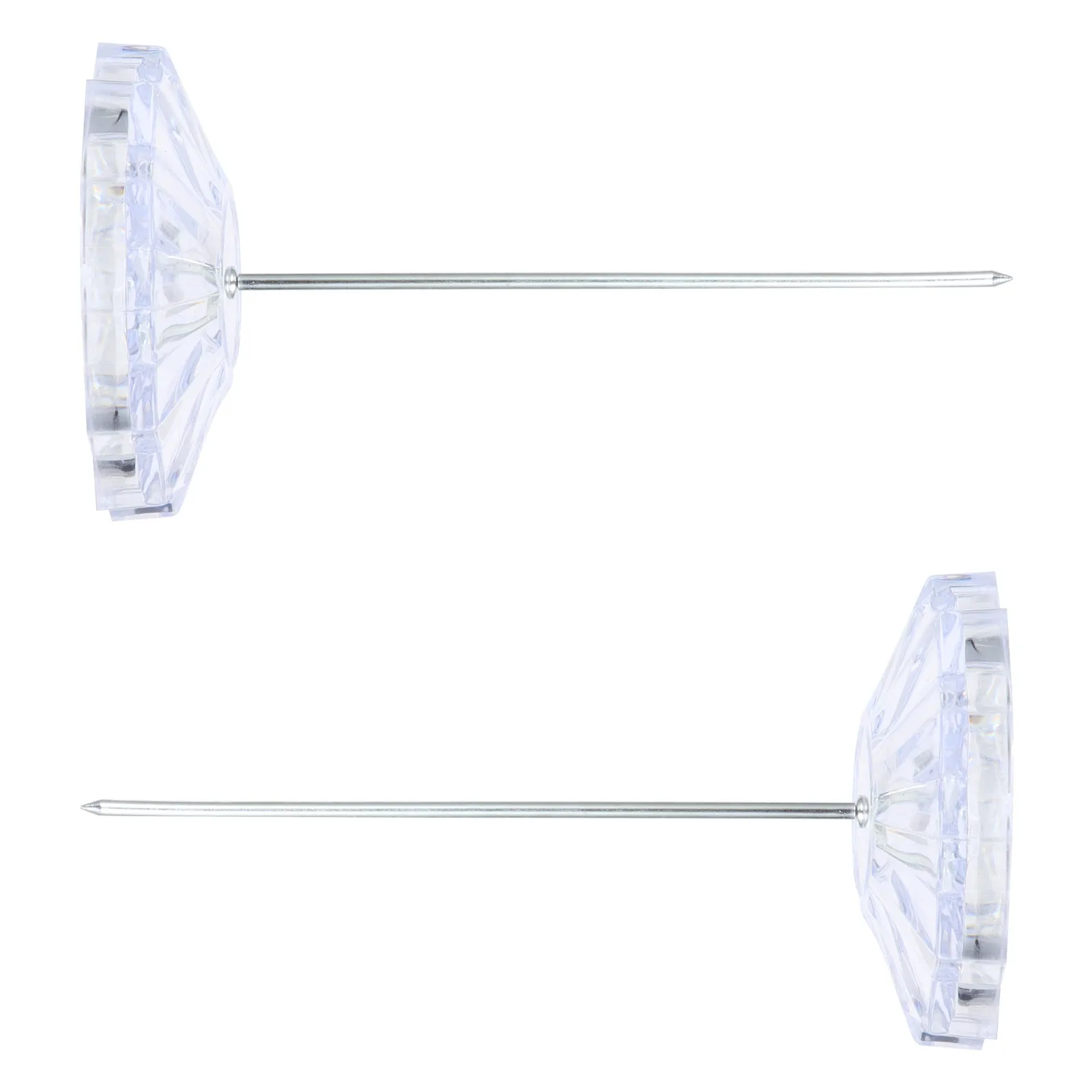 2Pcs Office Essential Receipt Spike Holder Anti-Corrosive Non-Slip Desk Organizer for Checks Invoices Memos Tickets