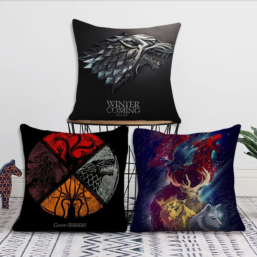 

Film G-Game of TT-hronesS Decoration Room Home Sofa living Office Car Nordic Simplicity Pillow Cover