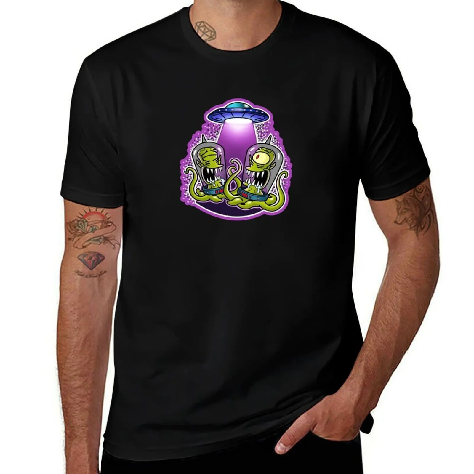 

aliens kang and kodos T-Shirt t shirt man plain t shirts with prints man tshirt T-shirt
