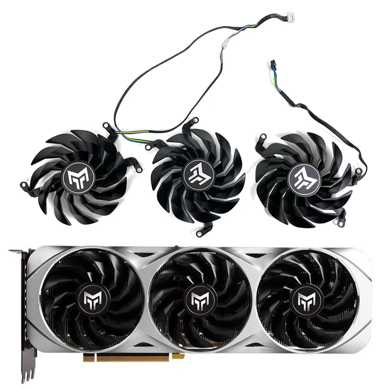 

NEW T129215SU RTX3080 RTX3060 RTX3070 GPU Cooling fan Cool the GALAX RTX3060 3070 3080 3090 Ti METALTOP graphics card fan