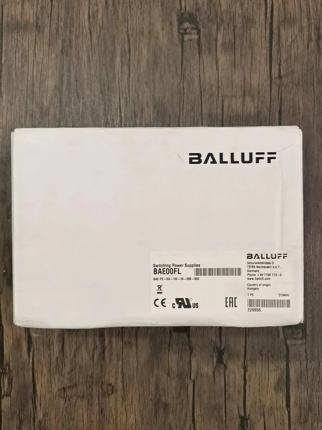 العلامة التجارية الجديدة الأصلية، Balluff BAE00FL BAE PS-XA-1W-24-080-605 متوفرة في المخزون