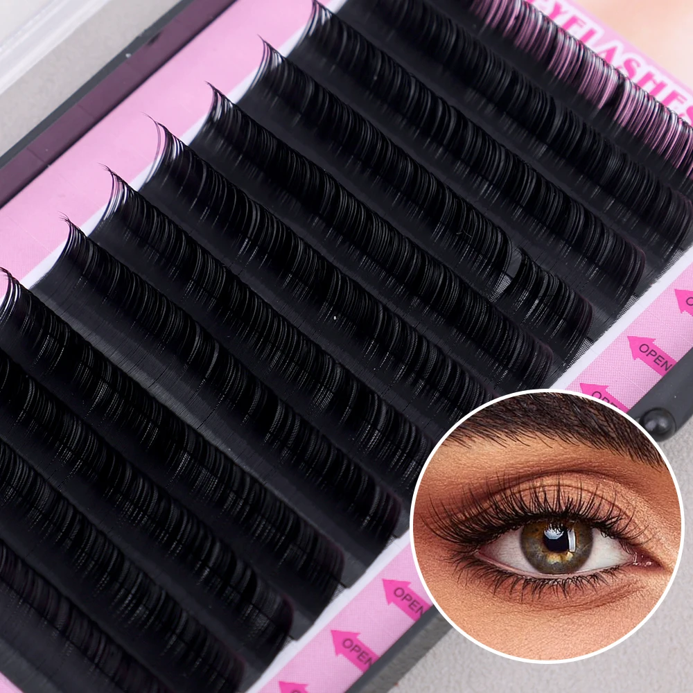 C D curly Faux Mink Eyelashes Extension Individual Cluster Eye Lashes Grafting Fake False Eyelashe 8mm/9mm/10mm/11mm/12mm/13mm