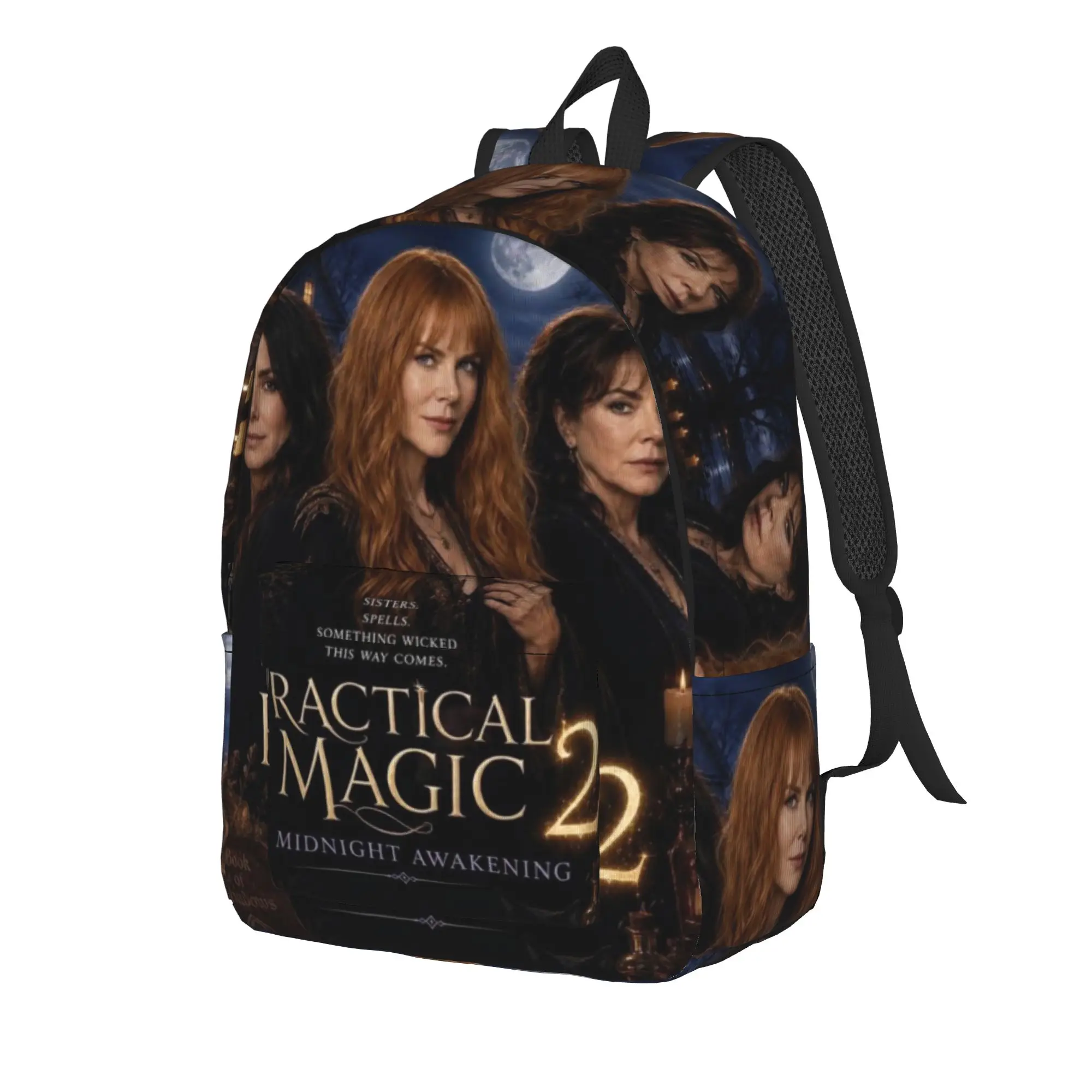 Practical Magic 2 Classical Backpack Outdoor Student Work  Daypack for Men Women Laptop Computer Shoulder Bag
