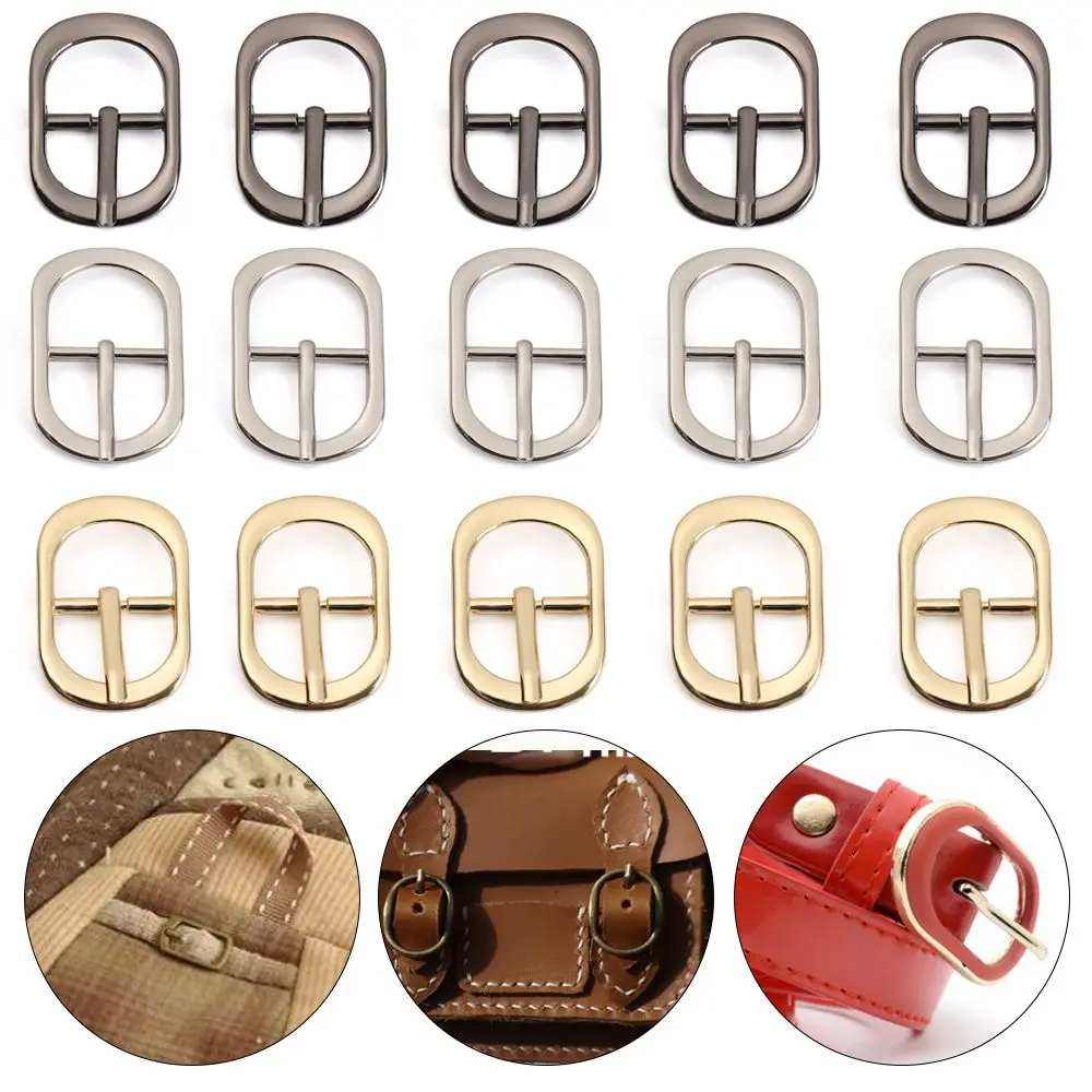 5pcs Metal O Ring Shoe Shoulder Strap Belt Buckles Roller Pin Handbag Repair Accessories Leather Bag Buckle