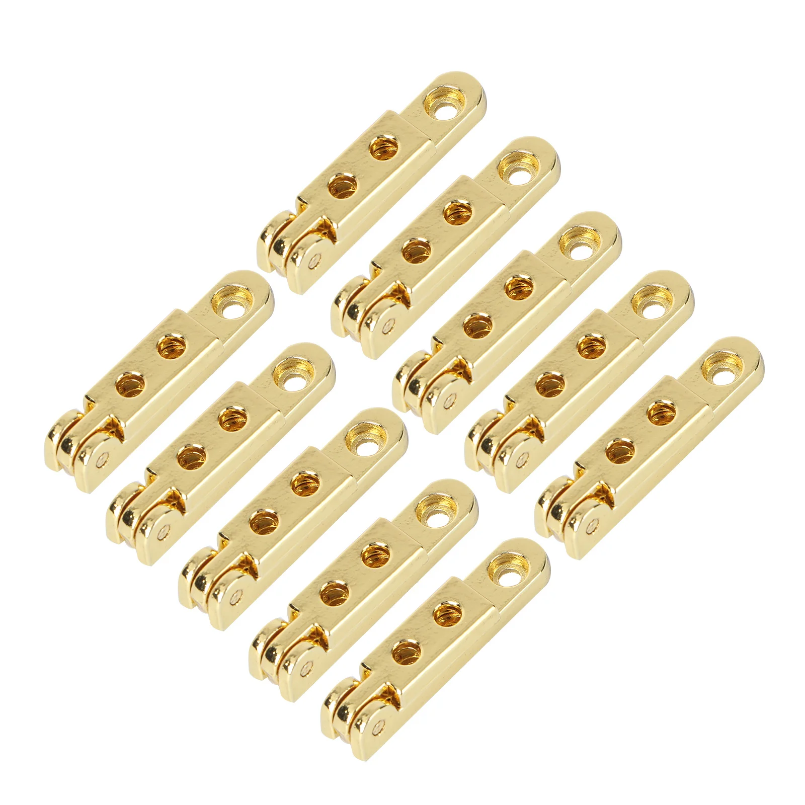 

10pcs Jewelry Zinc Alloy Seven-Letter Hinge For Wooden Box Cabinet Drawer Furniture Hinge Furniture Hardware Golden