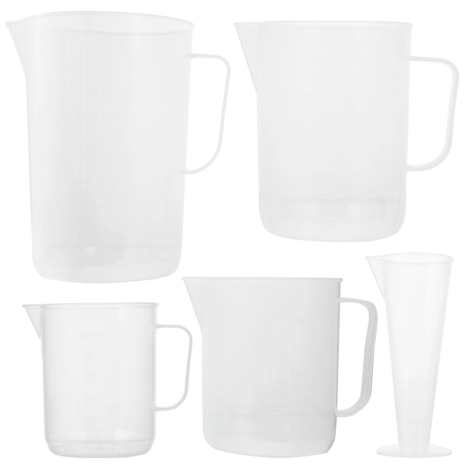 

Plastic Measuring Cup Set 500ml Double Sided White Baking Tools Home Graduated Cups Measuring Jug Affordable Price High Quality