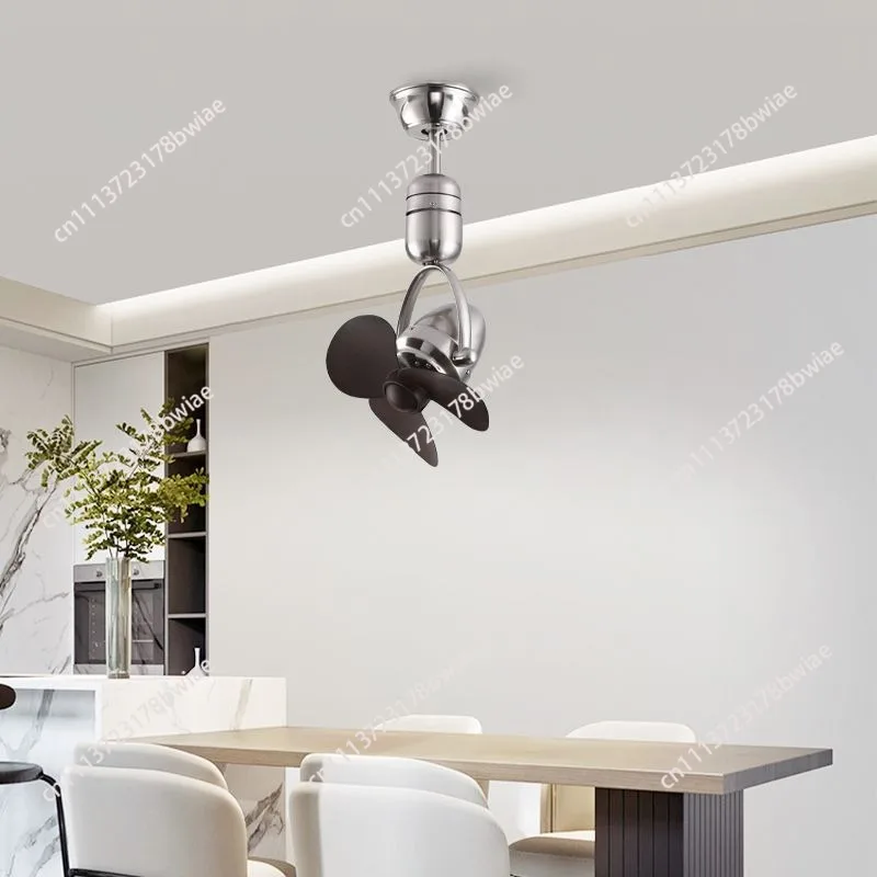 new mini swaying 12/16 inch ceiling fan wall mounted dining room coffee shop study internet cafe fan vintage wall hanging fan