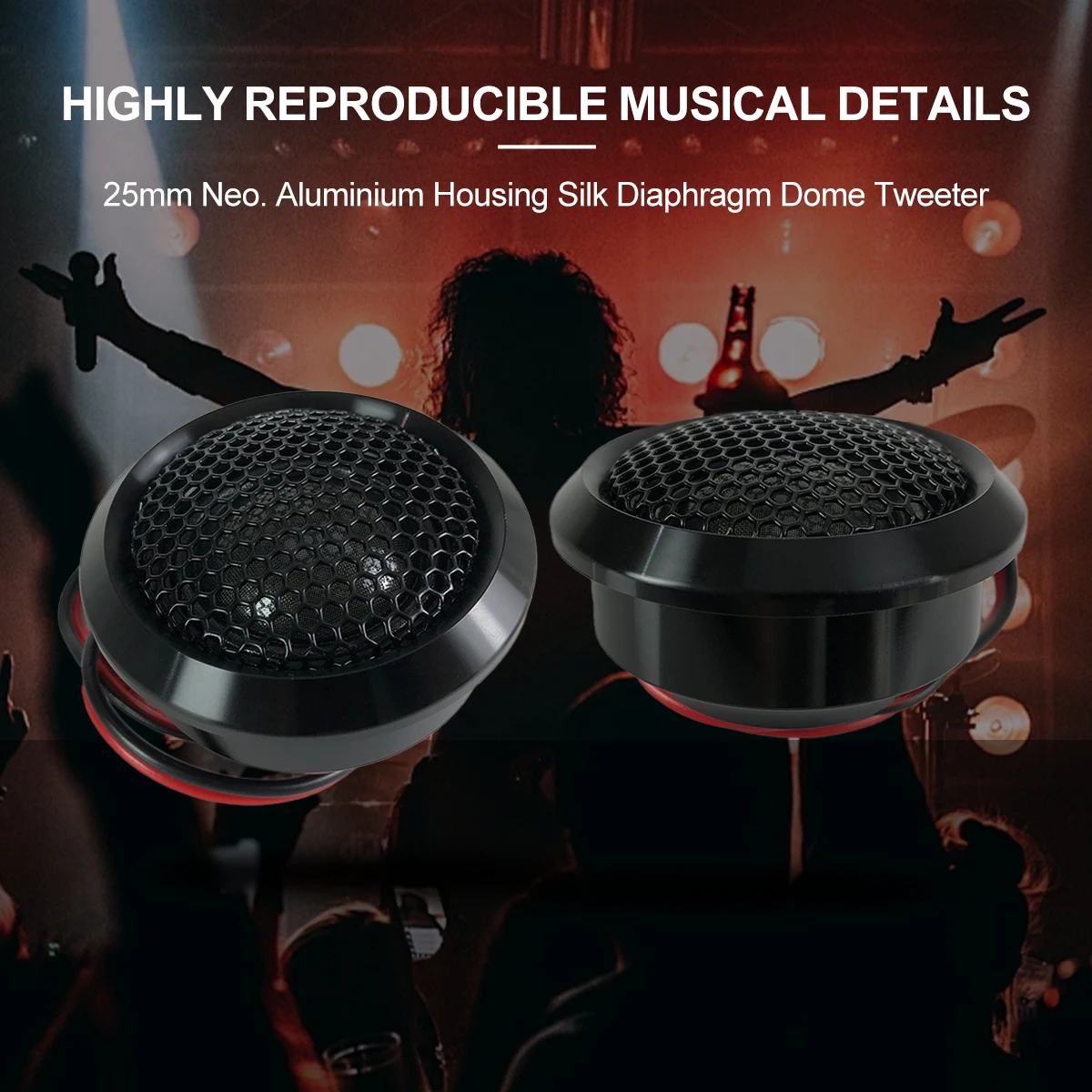 2-weg 6,5 inch auto audio comp - Car Audio Tweeter Silk Dome recensie en prijs