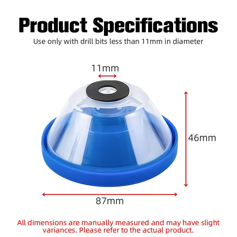 1 قطعة الحفر الكهربائية المنزلية غطاء غبار الرماد السلطانية تأثير المطرقة مجمع الغبار أداة السلطة اكسسوارات الحفر جهاز الغبار #5
