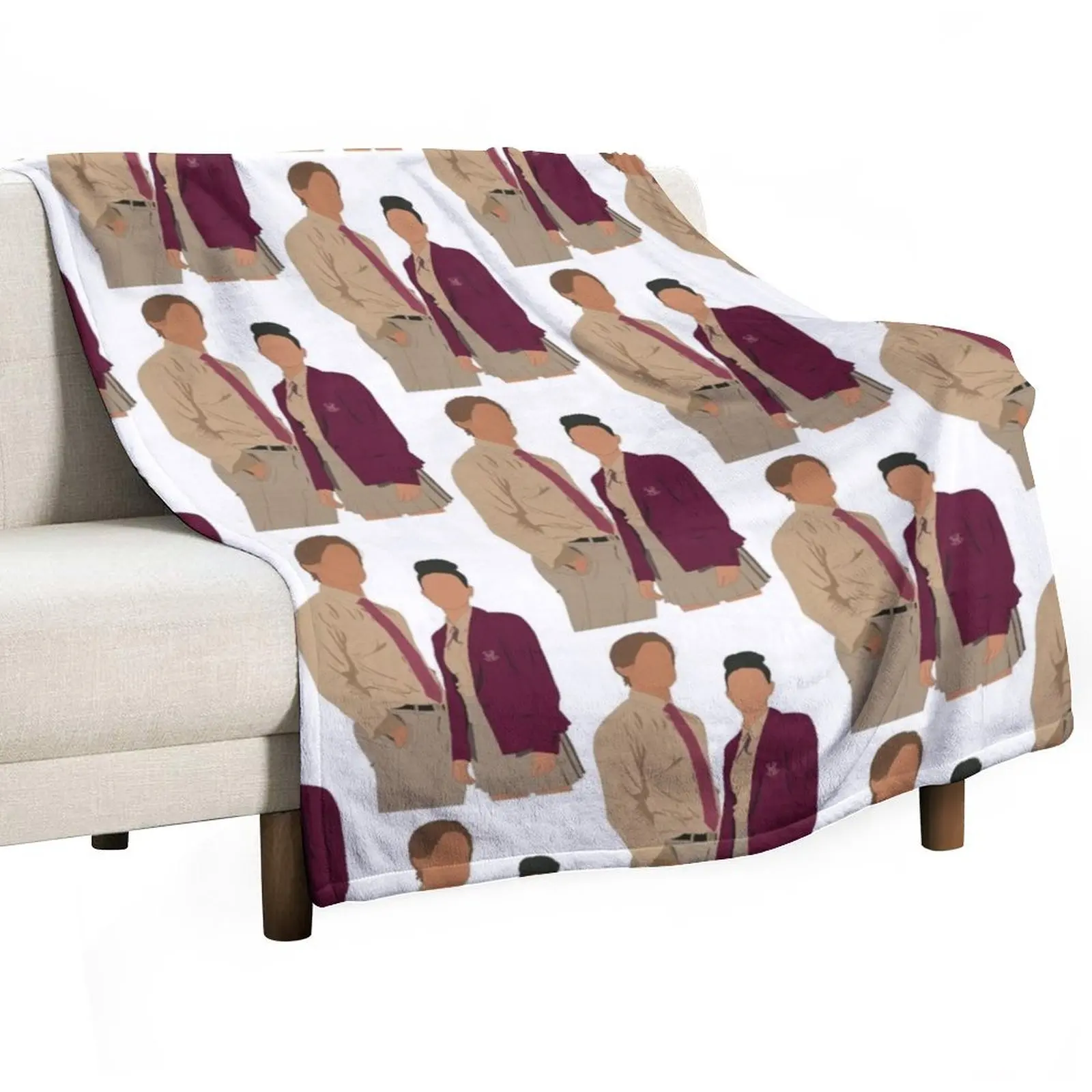 

Maxton hall ruby and James Throw Blanket Soft Big cosplay anime manga For Baby Blankets