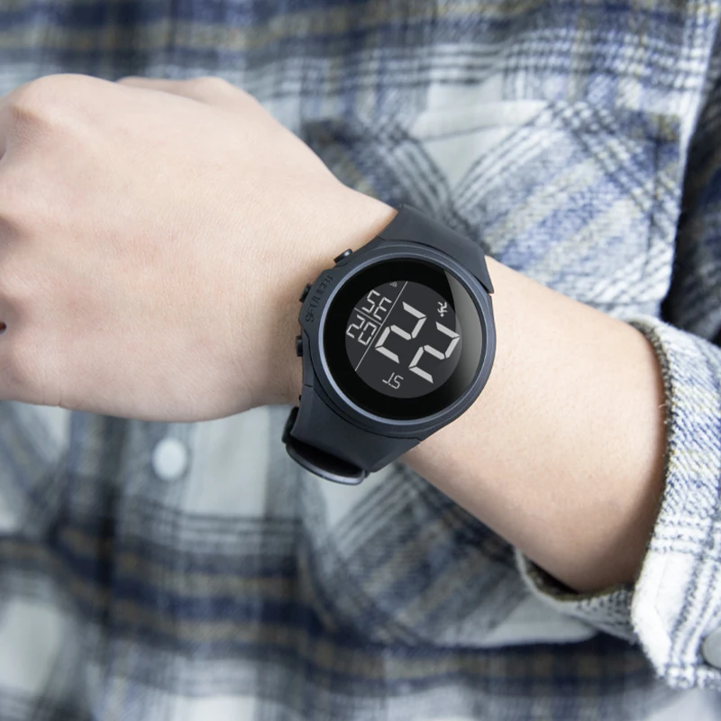 Militaire sport Heren digitaal horloge Multifunctioneel buiten waterdicht elektronisch polshorloge Schokbestendige horloges voor mannelijke geschenken