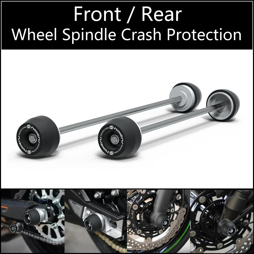 

Front Rear wheel Spindle Crash Protection For Yamaha MT-10 R1 R1M FZ-10 MT-10SP 2015-2023