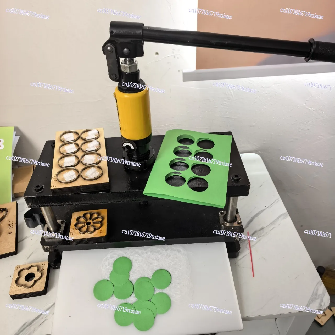 Hydraulic manual die-cutting machine, small press, knife die, stamping machine