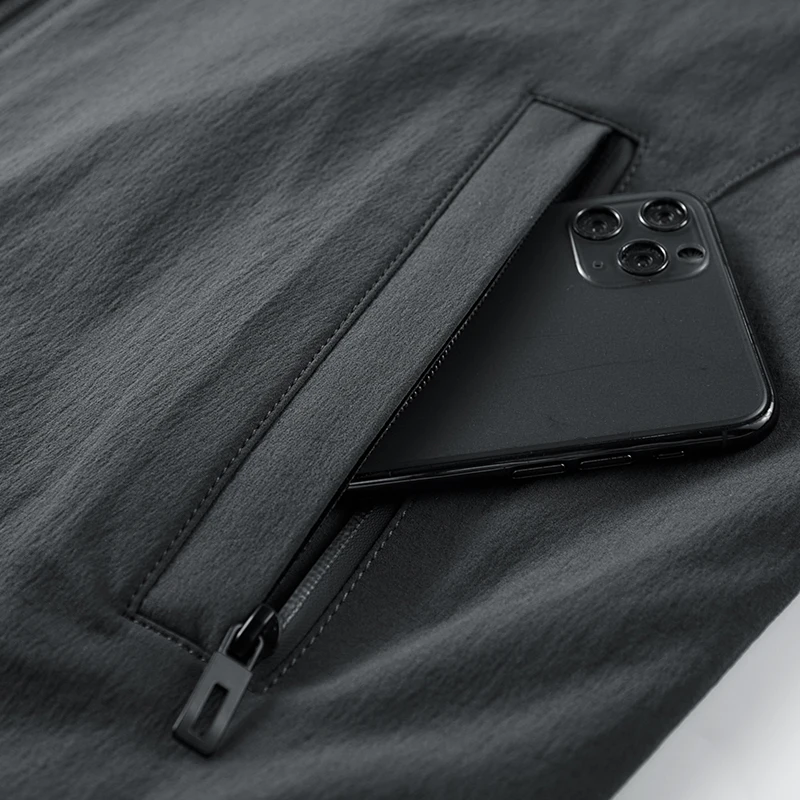 الربيع والخريف الرجال سترة مرنة الرجال في الهواء الطلق سترة عادية تنفس رقيقة أعلى في الهواء الطلق تسلق الجبال سترة فضفاضة #4