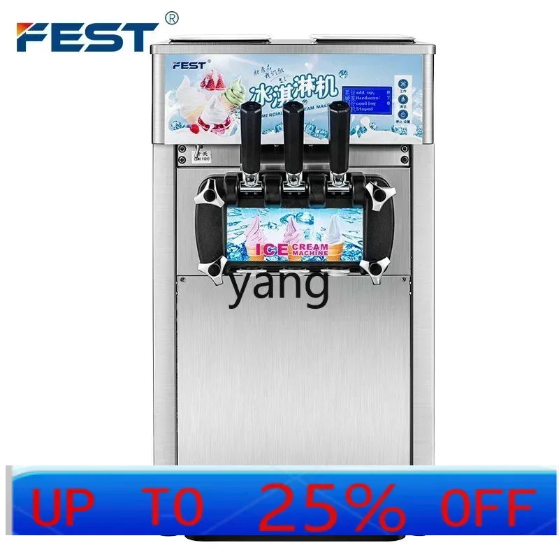 CX Desktop three-color ice cream machine Commercial automatic ice cream cone machine Sundae machine
