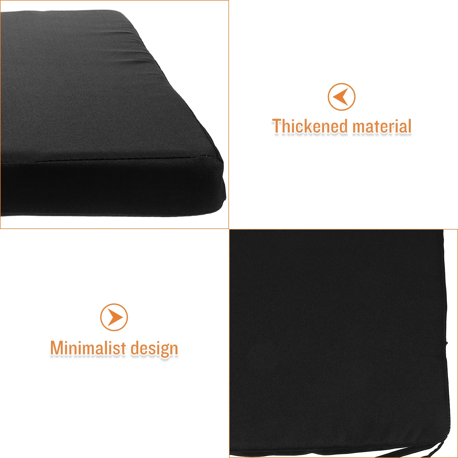 

Square Seat Cushion Thickened Office Chair Cushion Soft Comfortable Seat Pad for Dining Living Room Car Computer Chair
