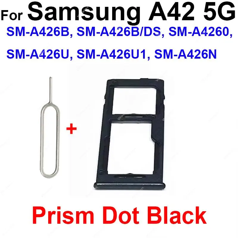 Sim Card Tray For Samsung A42 A4260 A426B A426B/DS A4260 A426U A426U1 A426N 5G Sim Card Holder Socket Replacement Repair Parts