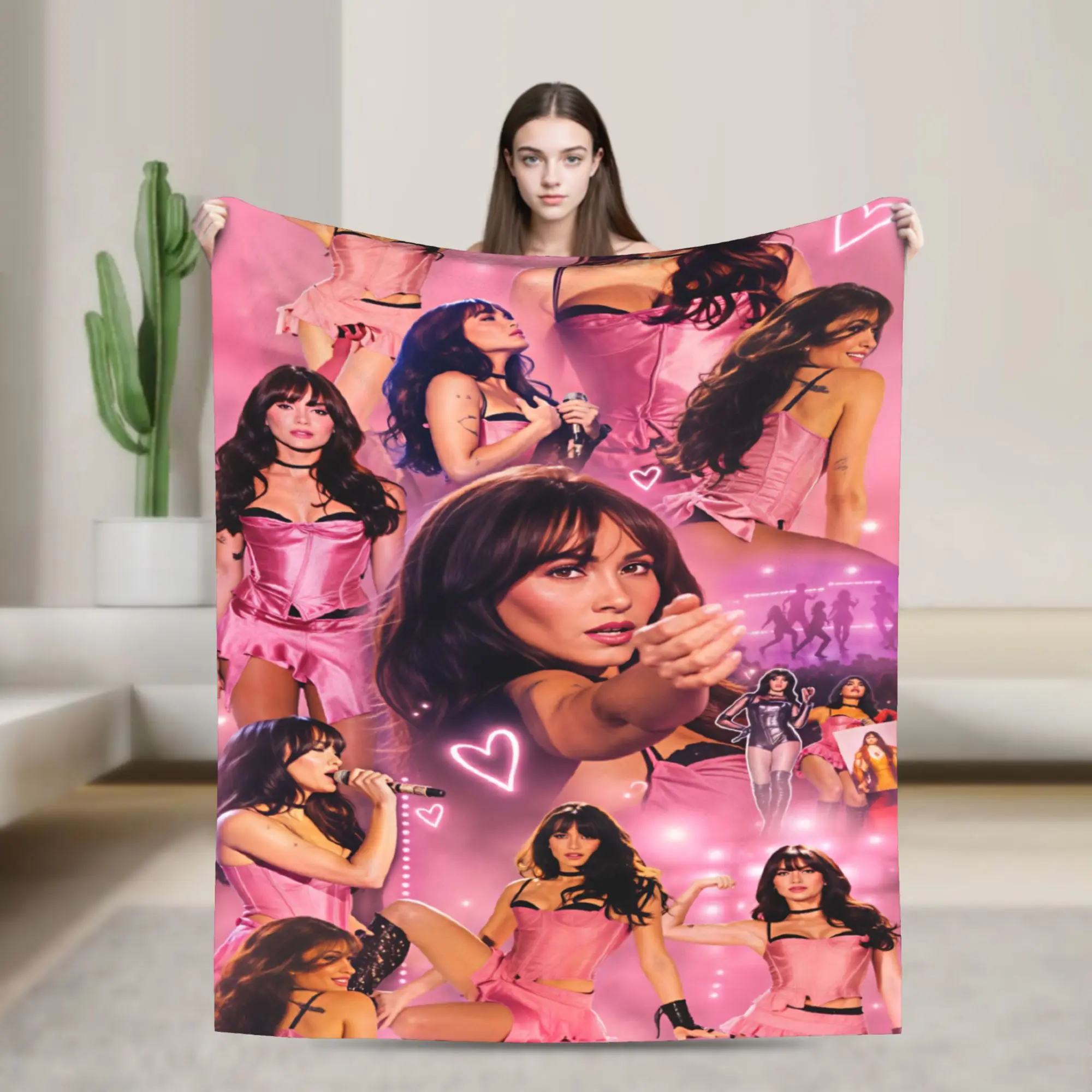 Aitanas Music Singer Plush Blankets Children  Flannel Bedding Throws For Home Decor Soft Customized Bedspread Birthday Present