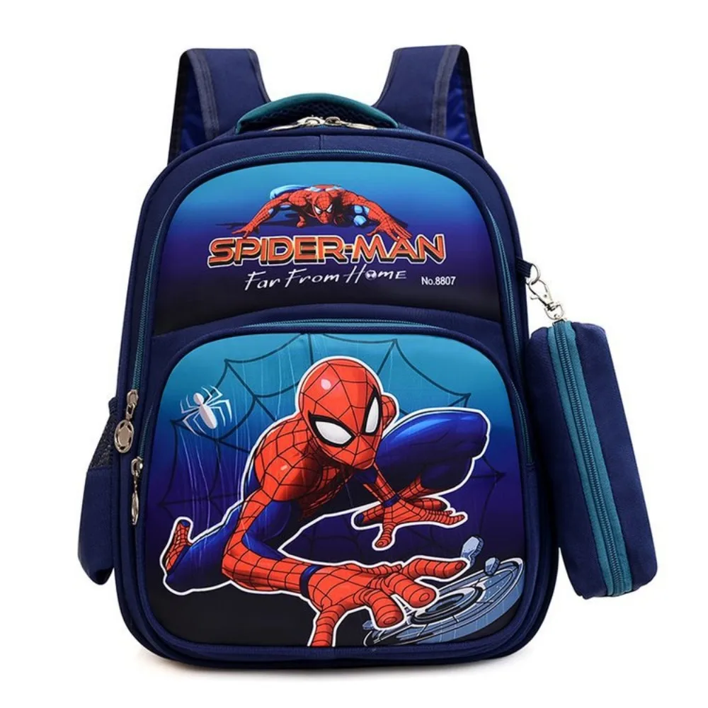 Spider Man Children Backpack for Boys Girls Cartoon Cute Frozen Elsa Fashionable Lightweight Comfortable Waterproof Backpacks