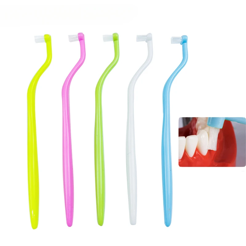 

5Pcs Orthodontic Toothbrush Small Head Soft Hair Cleaning Tooth-brush Interdental Tooth Brush Oral Hygiene Dentist Materials