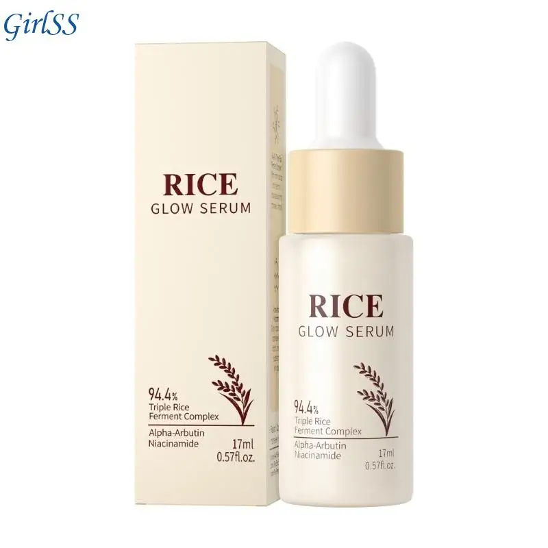 17ml Rice Serum Solution For Deep moisturization And Delicate Skin Maintenance With Safety Verification T4MB