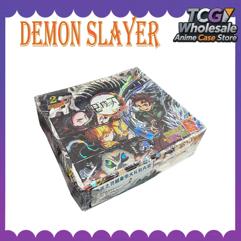 

Demon Slayer Collection Card Kamado Tanjiro Agatsuma Zenitsu Classic Anime Characters Exquisite Cards Toys Creative Card