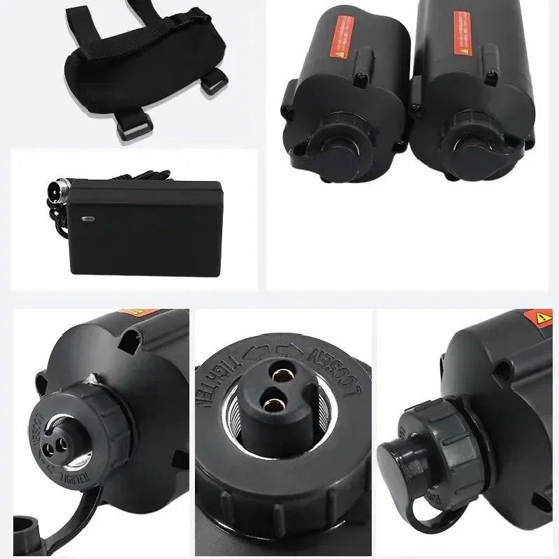 14.8V 10000mAh for SHIMANO Water Droplet Wheel DAIWA Water Droplet Wheel Grenade Shape Two Holes Battery Power Display