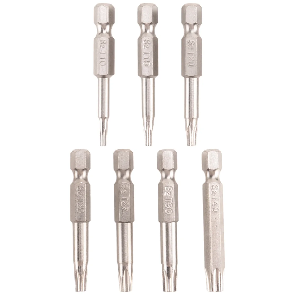 7Pcs Set Star Bit Screwdriver Drill Bits Screw Driver Magnetic 1/4Inch Hex Shank Hand Tools Five-Pointed Star Bore