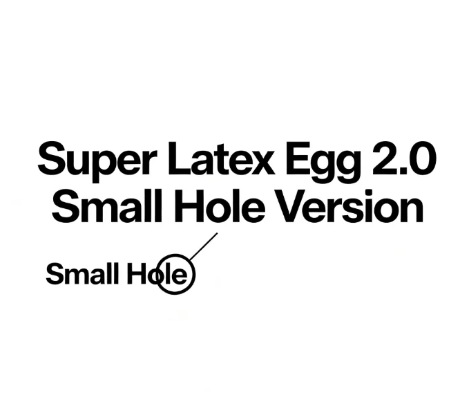 Magic Tricks Super Latex Egg 2.0 Small Hole Version - Realistic Egg Magic Trick for Close-Up Illusions Magician